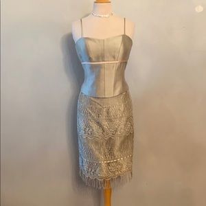 Social Occasion by Mon Cheri, Sage, Size 10